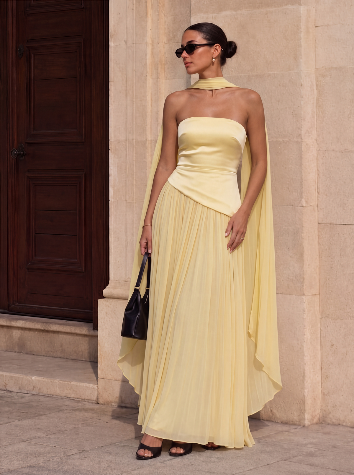 VESTIDO MAGNOLIA AMARILLO