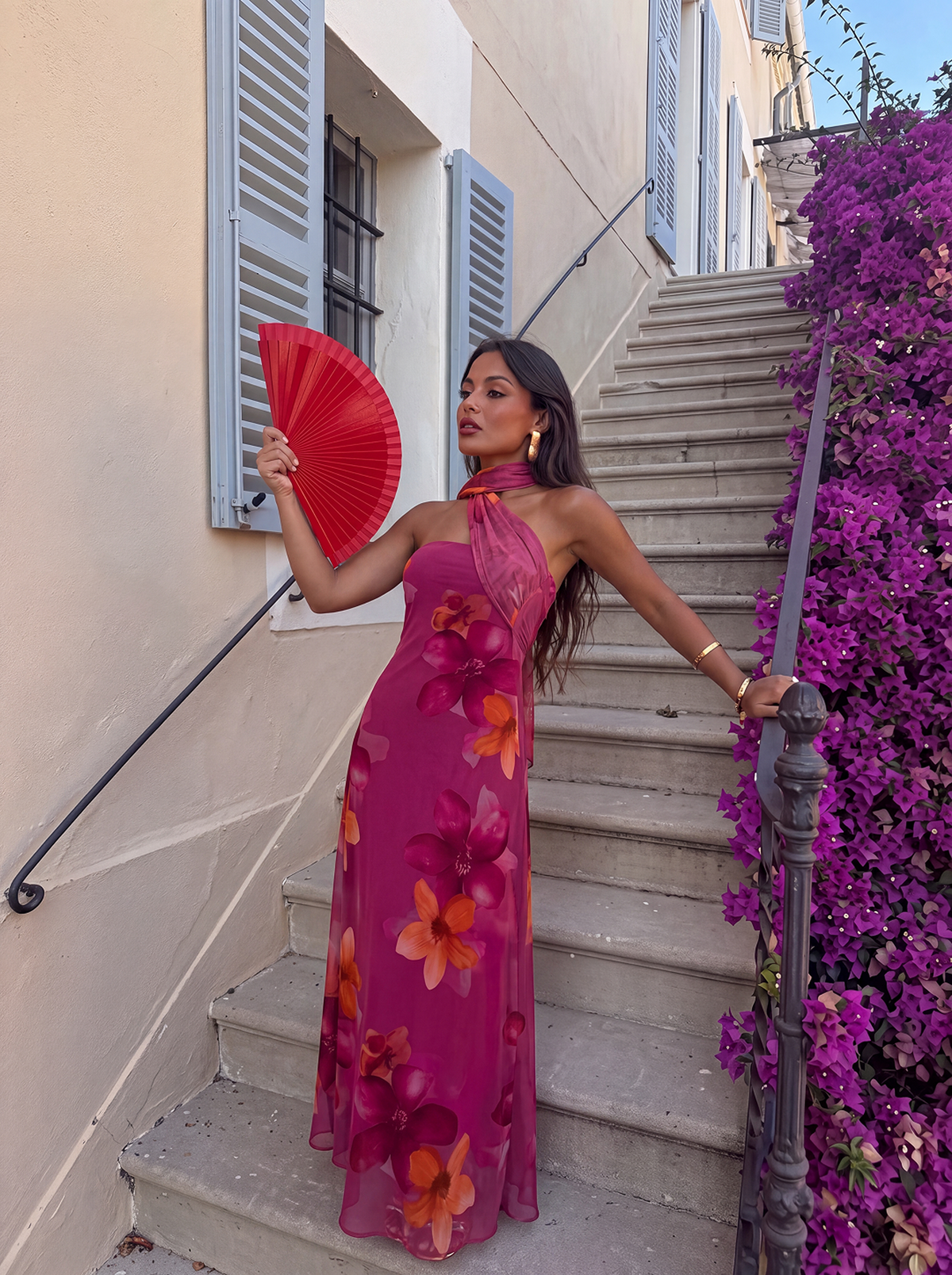 THE MAIORI FUCSIA FLORAL