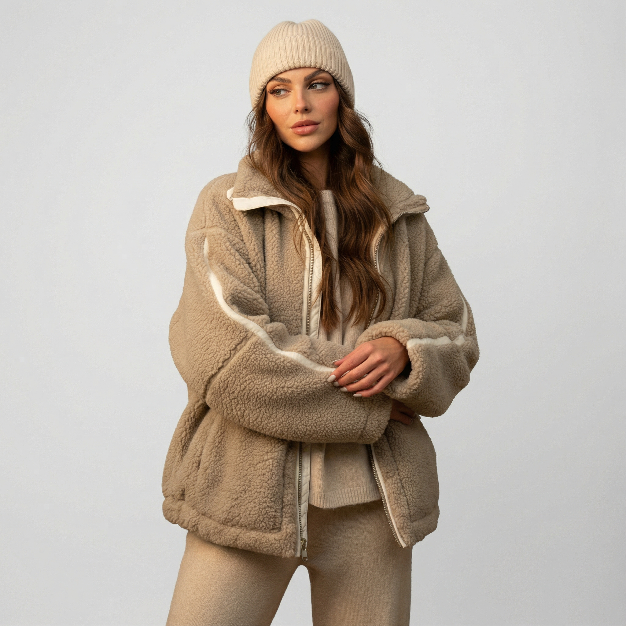 MIRELLA™ | Chaqueta polar de peluche