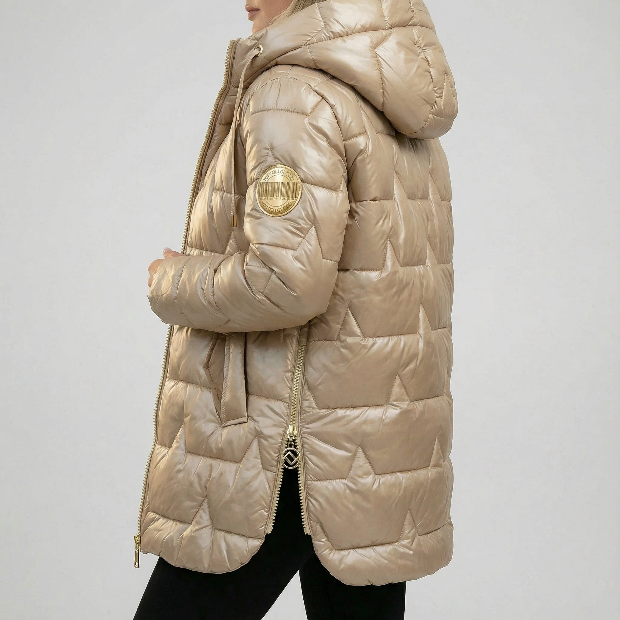 FERRERO™ | Elegante abrigo de invierno acolchado