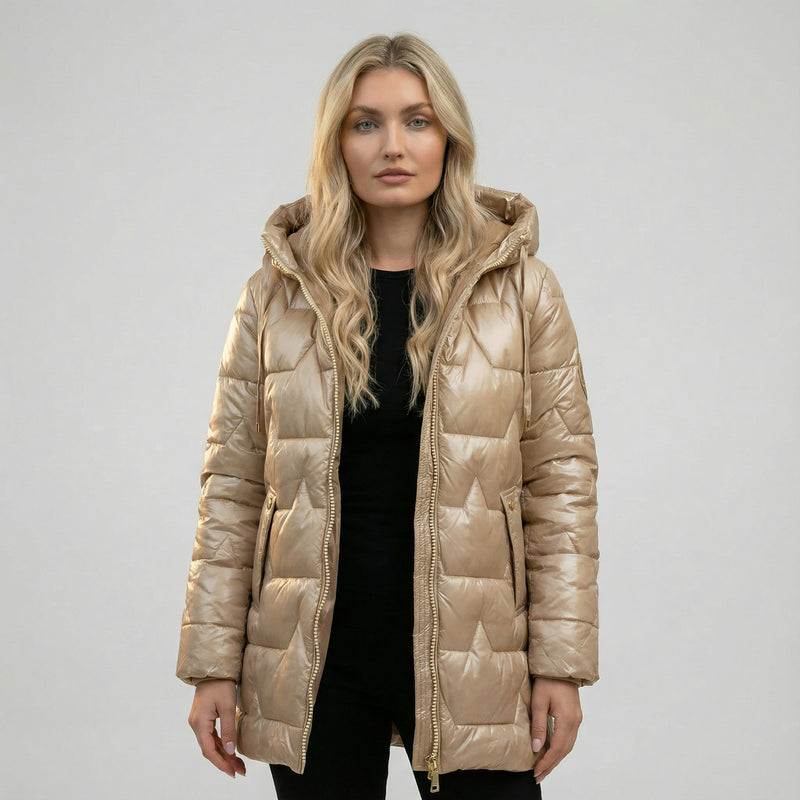 FERRERO™ | Elegante abrigo de invierno acolchado