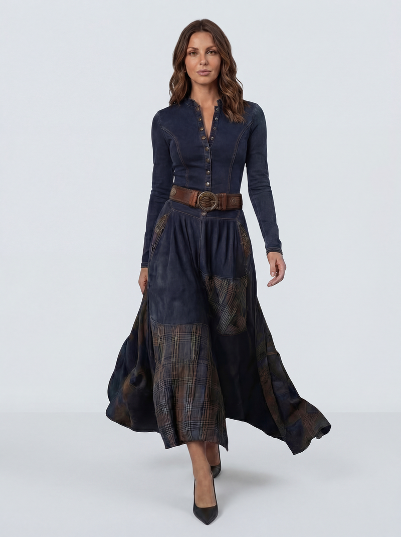 The Leonora | Vestido Suede