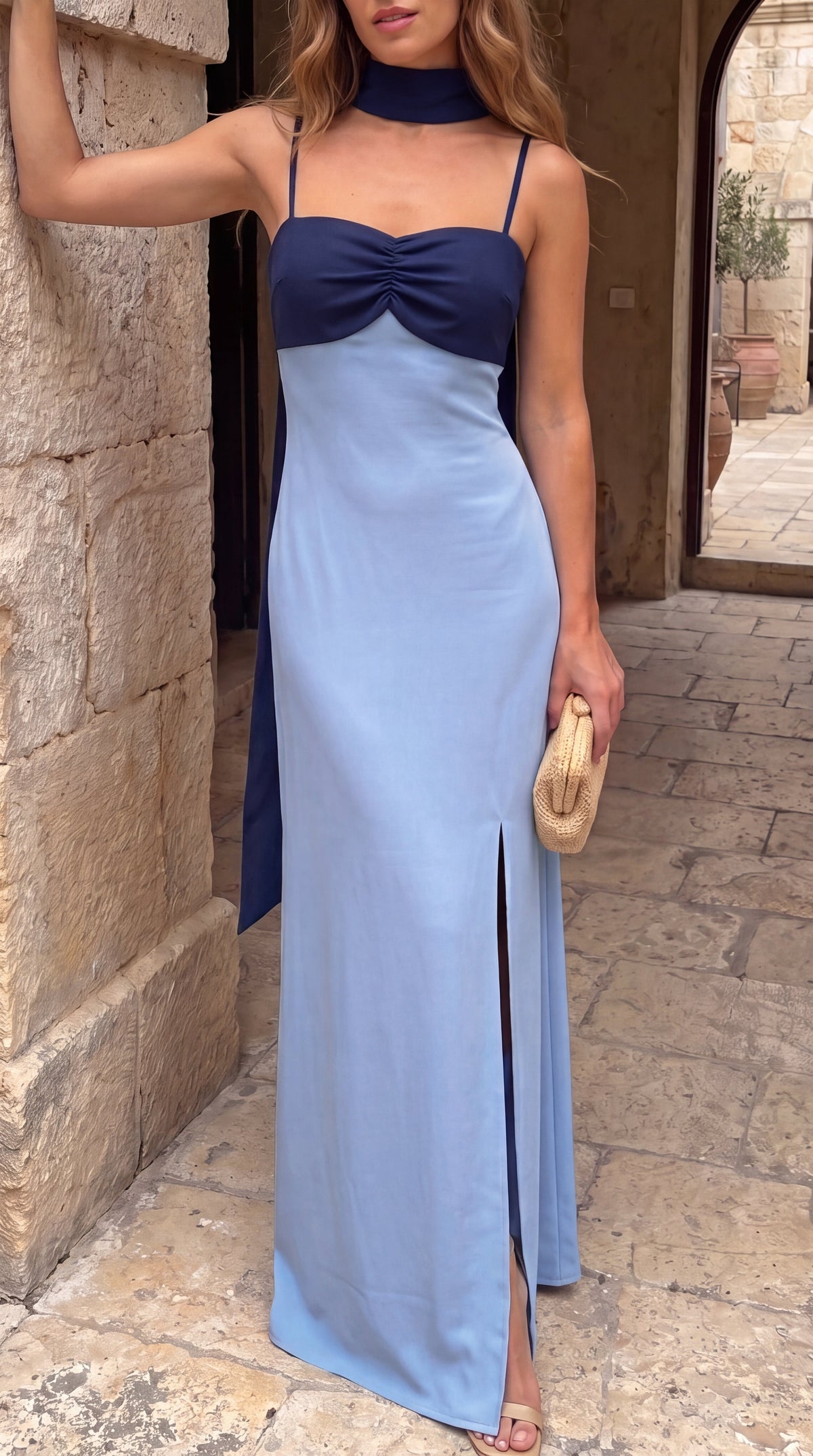 VESTIDO ZAHARA AZUL