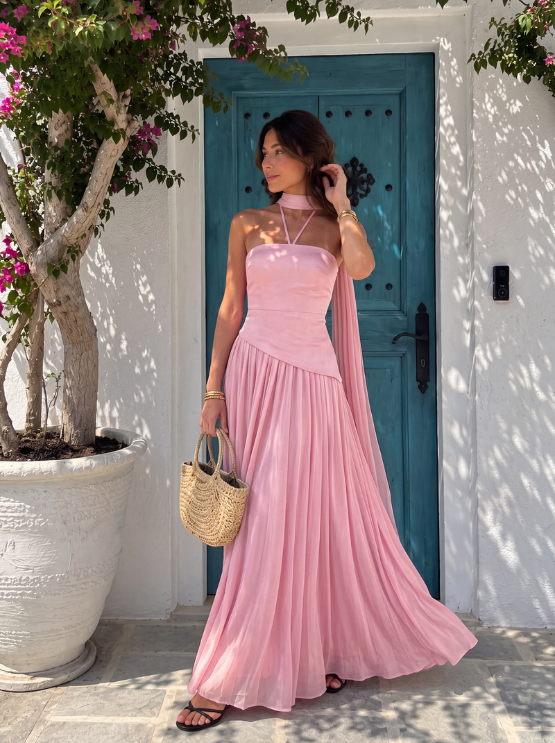 VESTIDO MAGNOLIA ROSA
