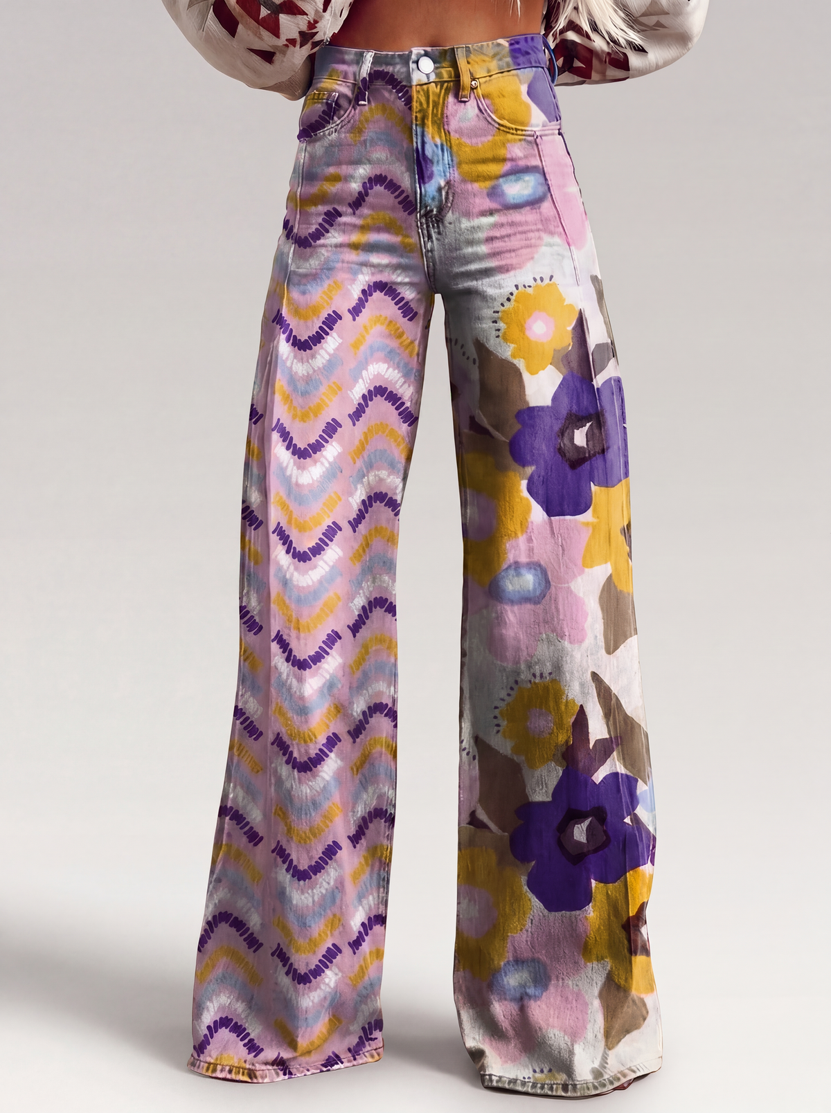 Isadora | Pantalones bohemios florales