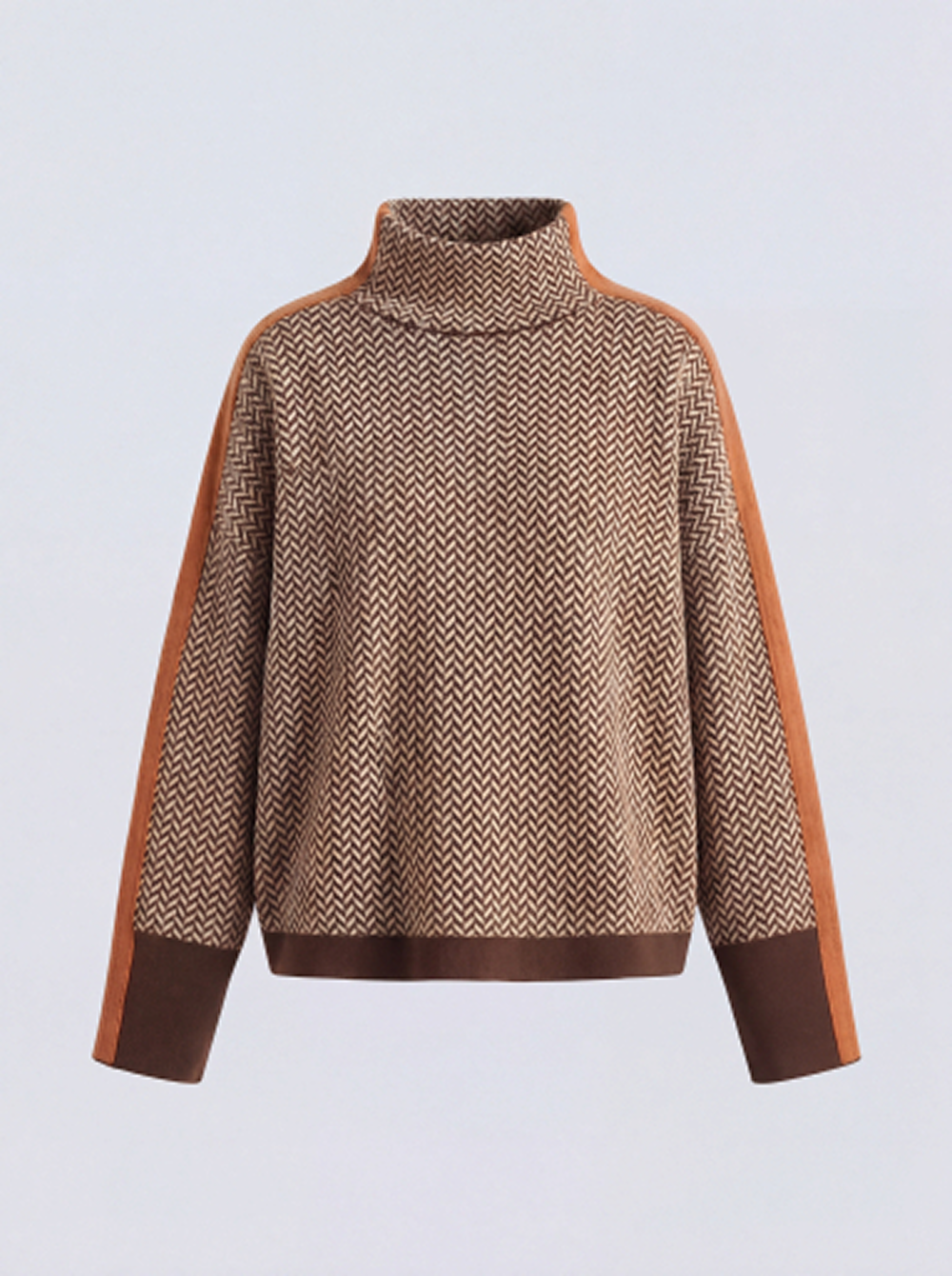 The Clémence | Suéter Striped Turtleneck