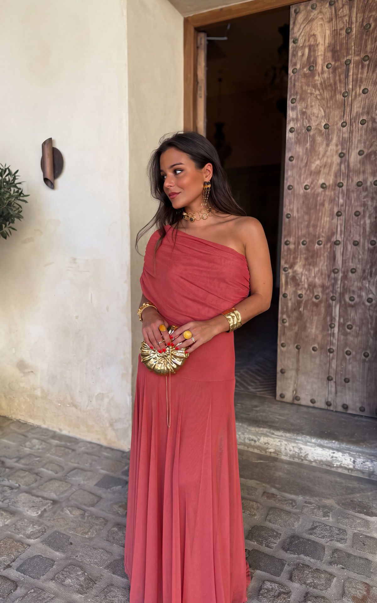 VESTIDO TOLEDO CORAL