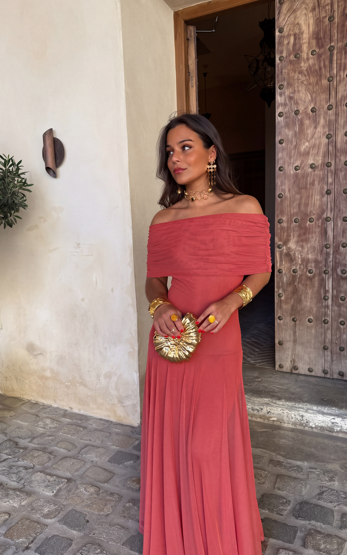 VESTIDO TOLEDO CORAL