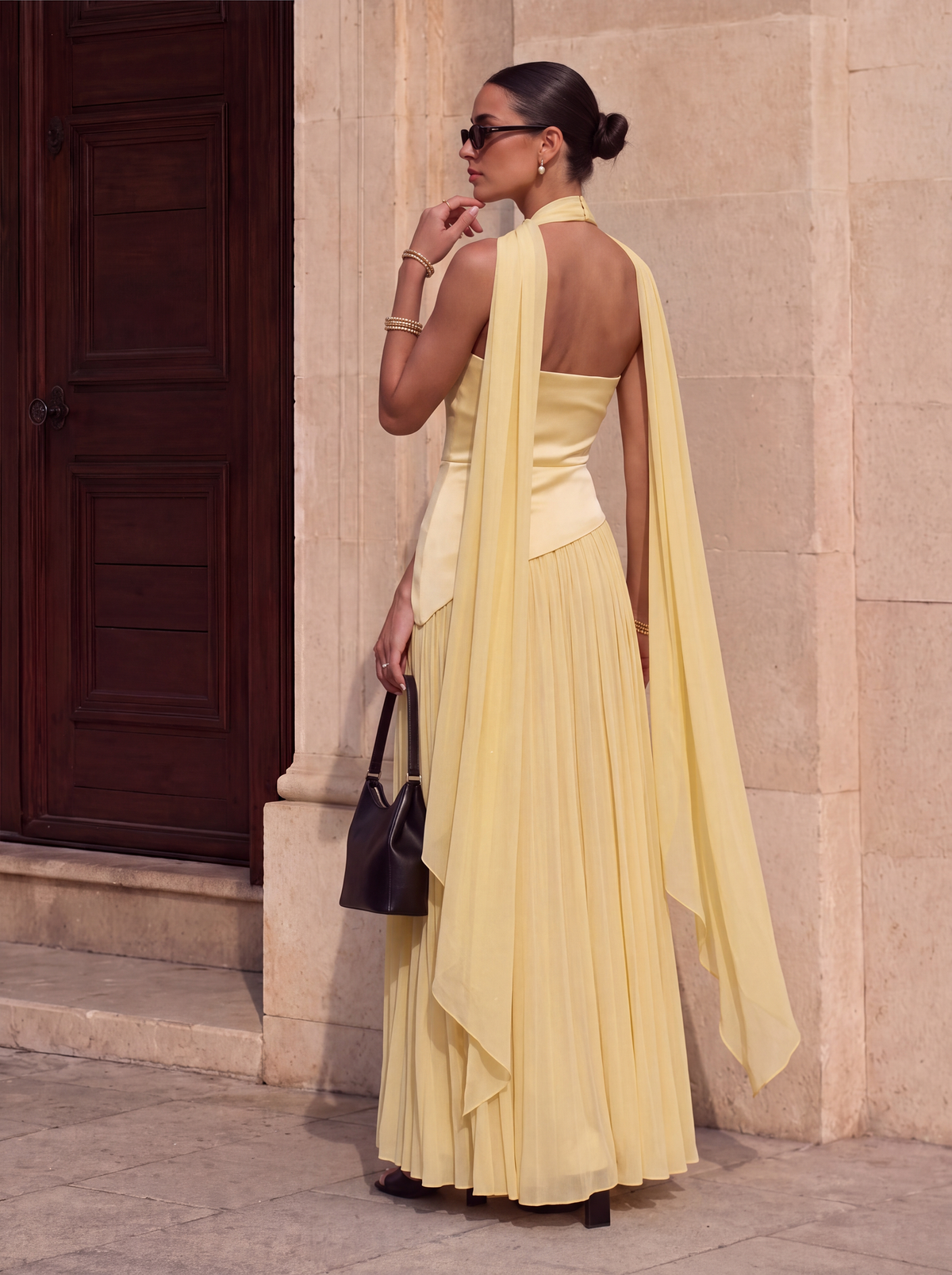 VESTIDO MAGNOLIA AMARILLO