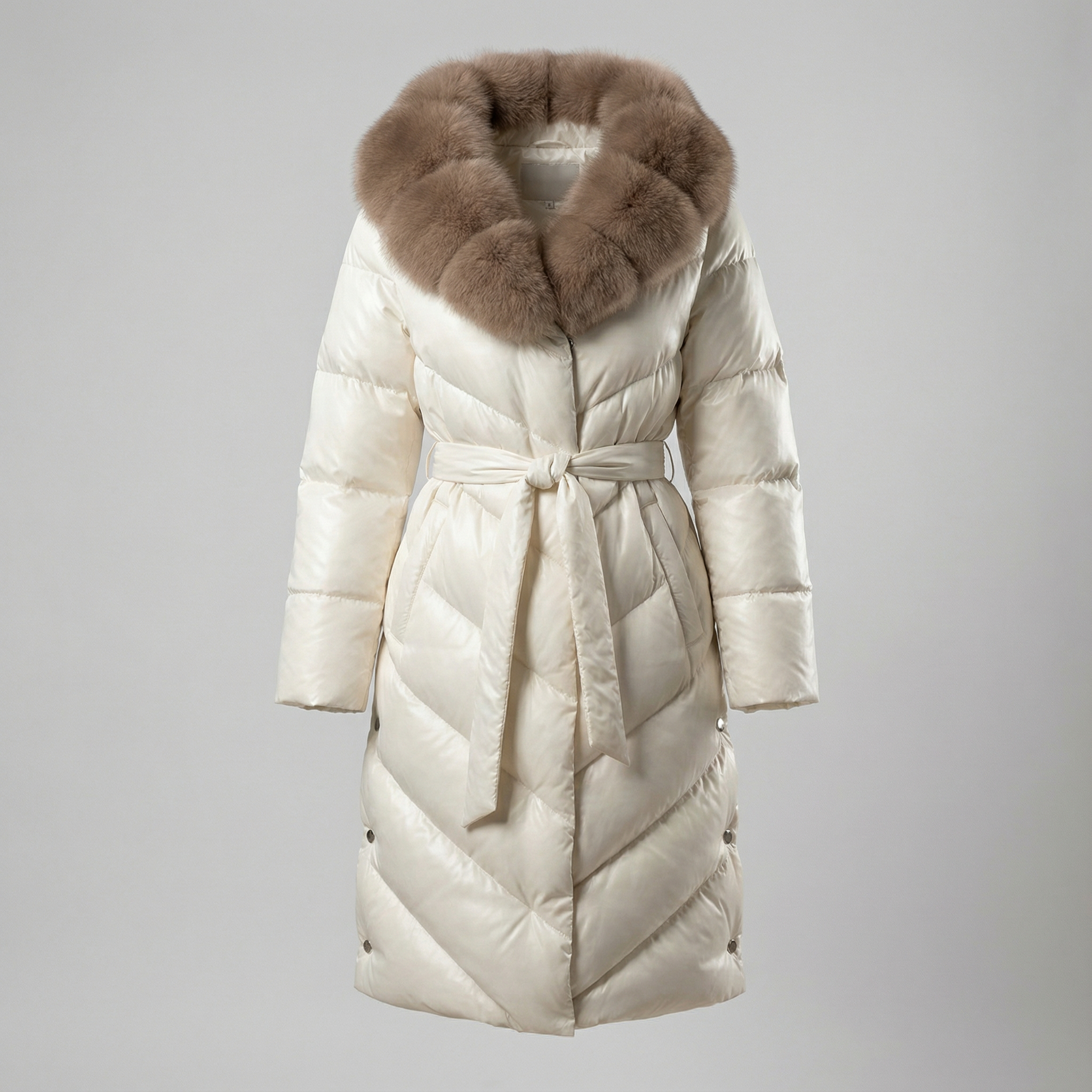 CHRISTINA™ | Chaqueta elegante con cuello de piel sintética