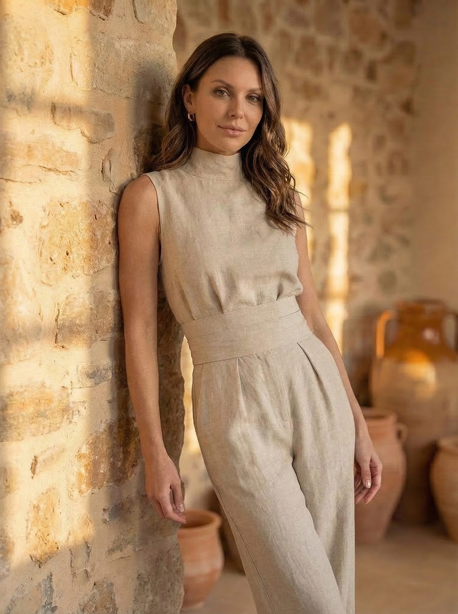 The Isola | Conjunto de Lino de Dos Piezas