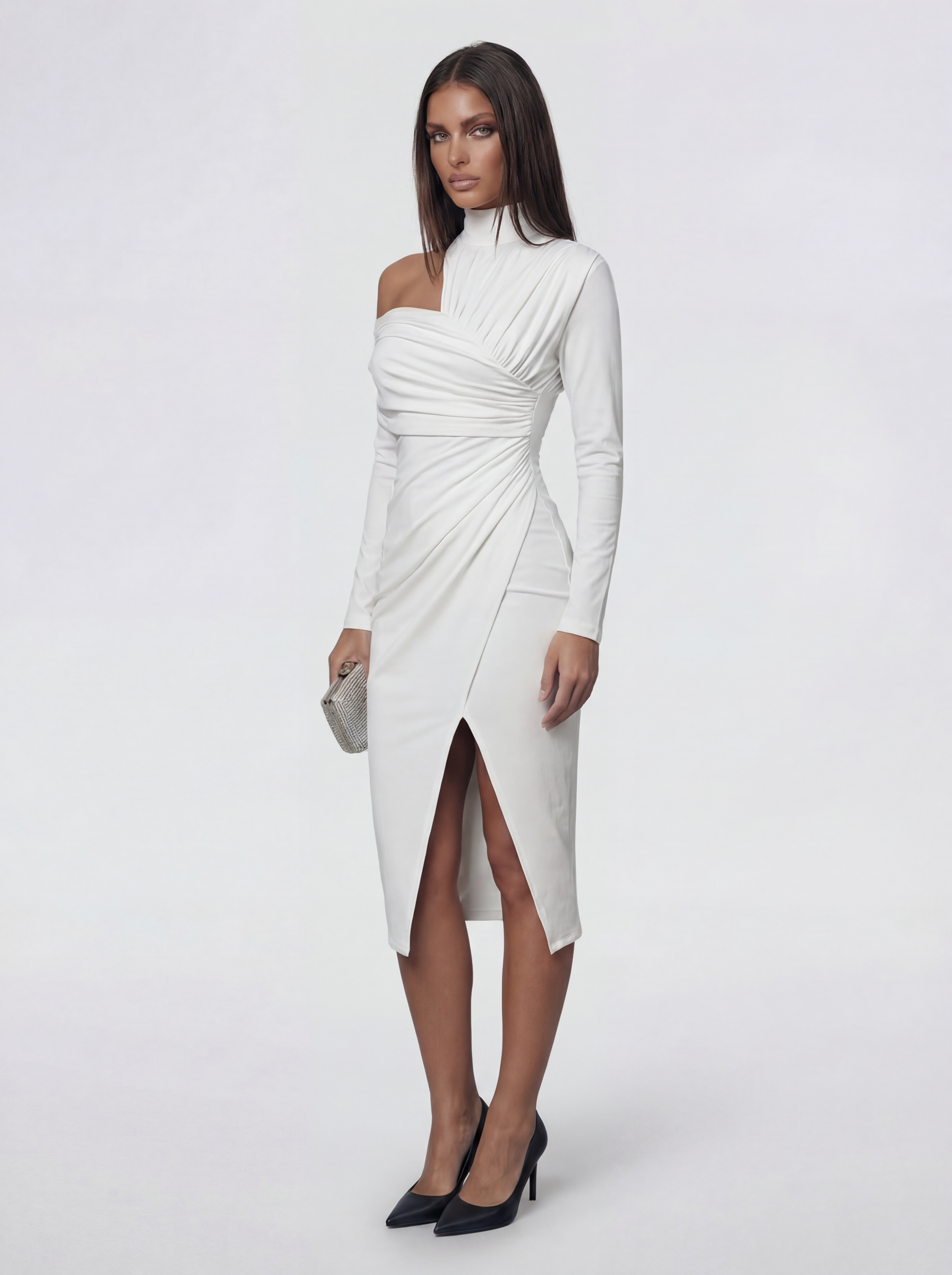 The Celestia | Vestido Largo Maxi Drapeado