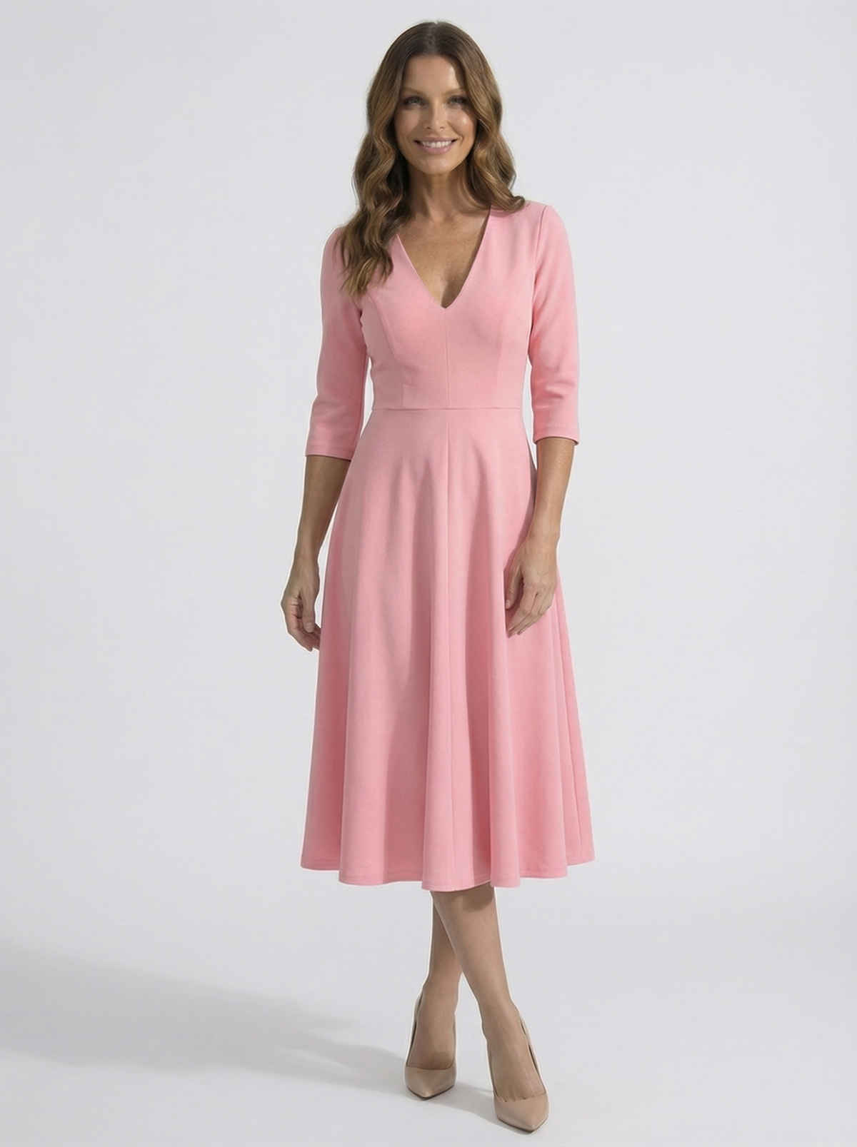 The Chiara | Vestido rosa palo NUA Selection