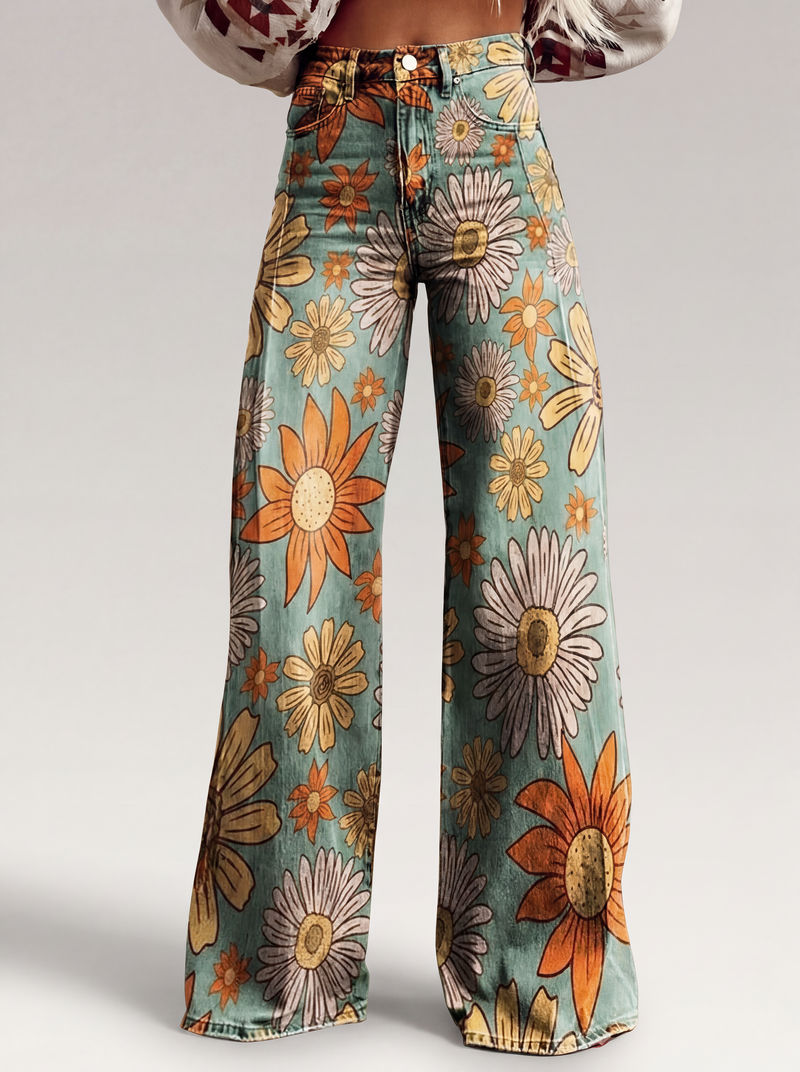 Cirilla | Pantalones palazzo florales