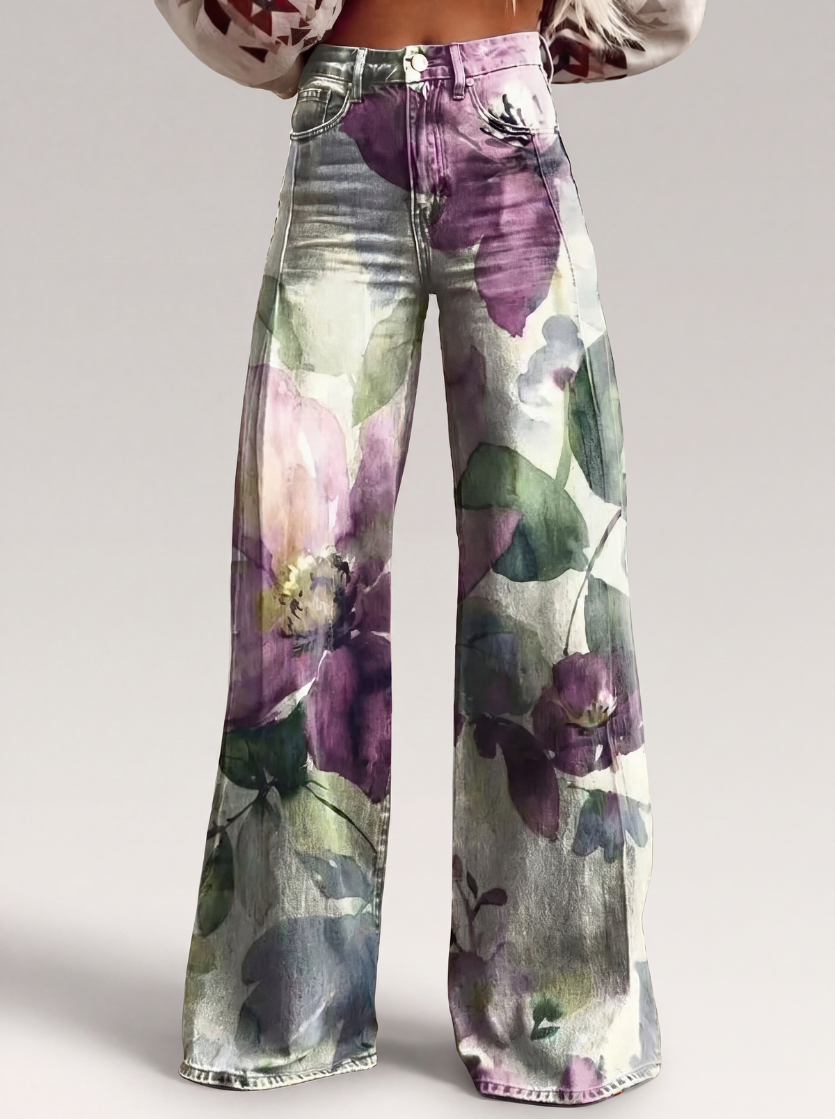Alessia | Pantalones estilo boho retro