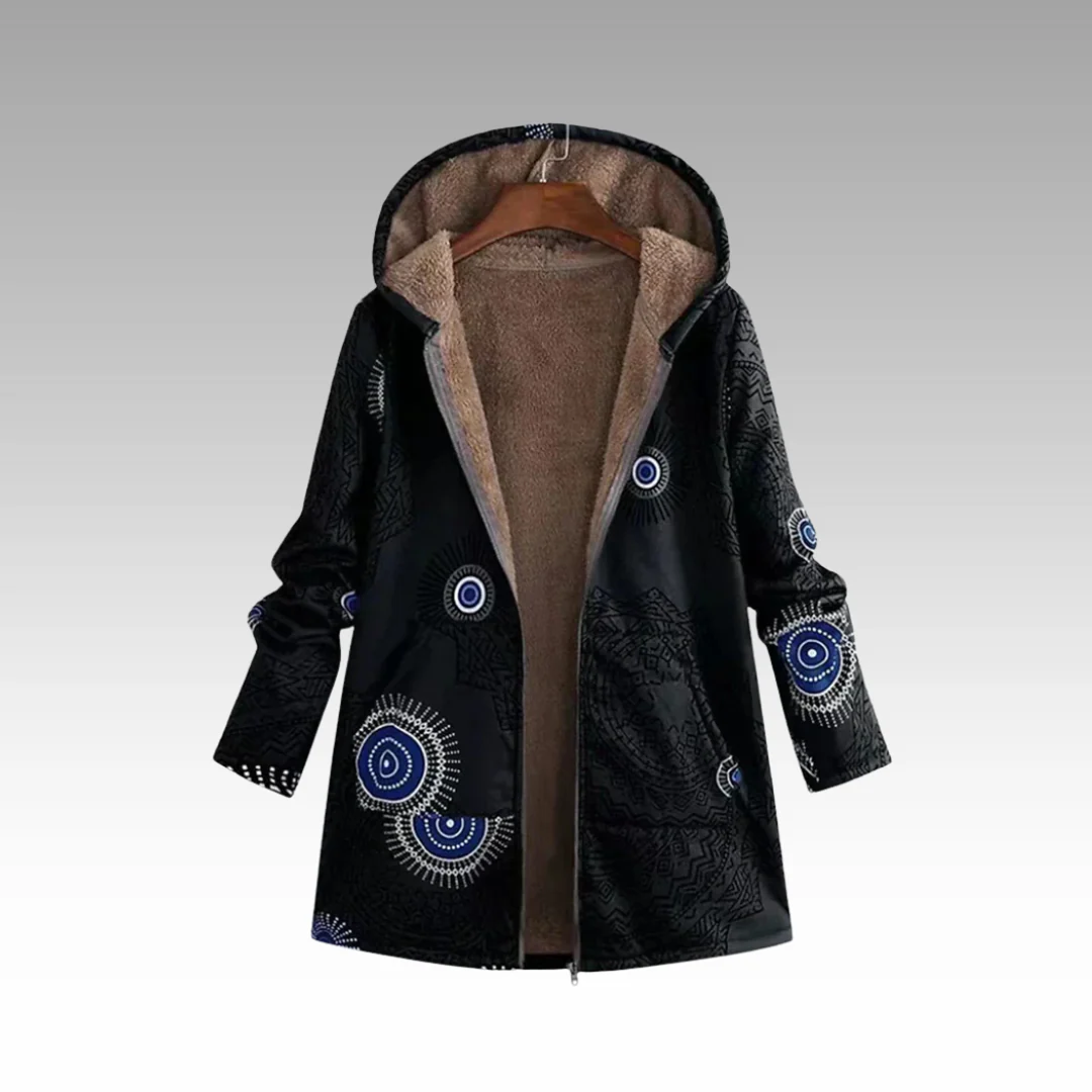 Cozeva™ - Parka con capucha cálida y suave para mujer