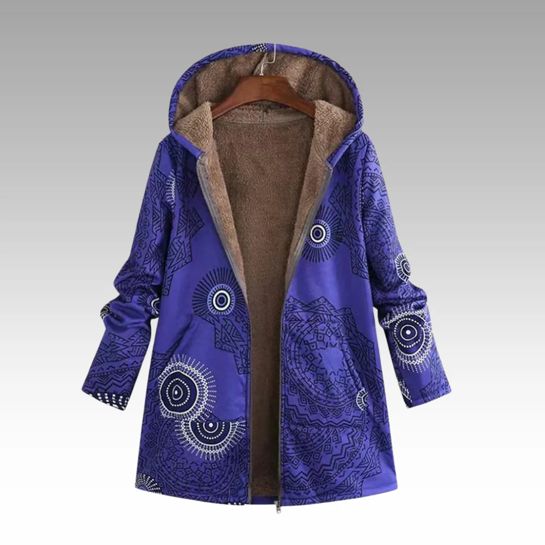 Cozeva™ - Parka con capucha cálida y suave para mujer