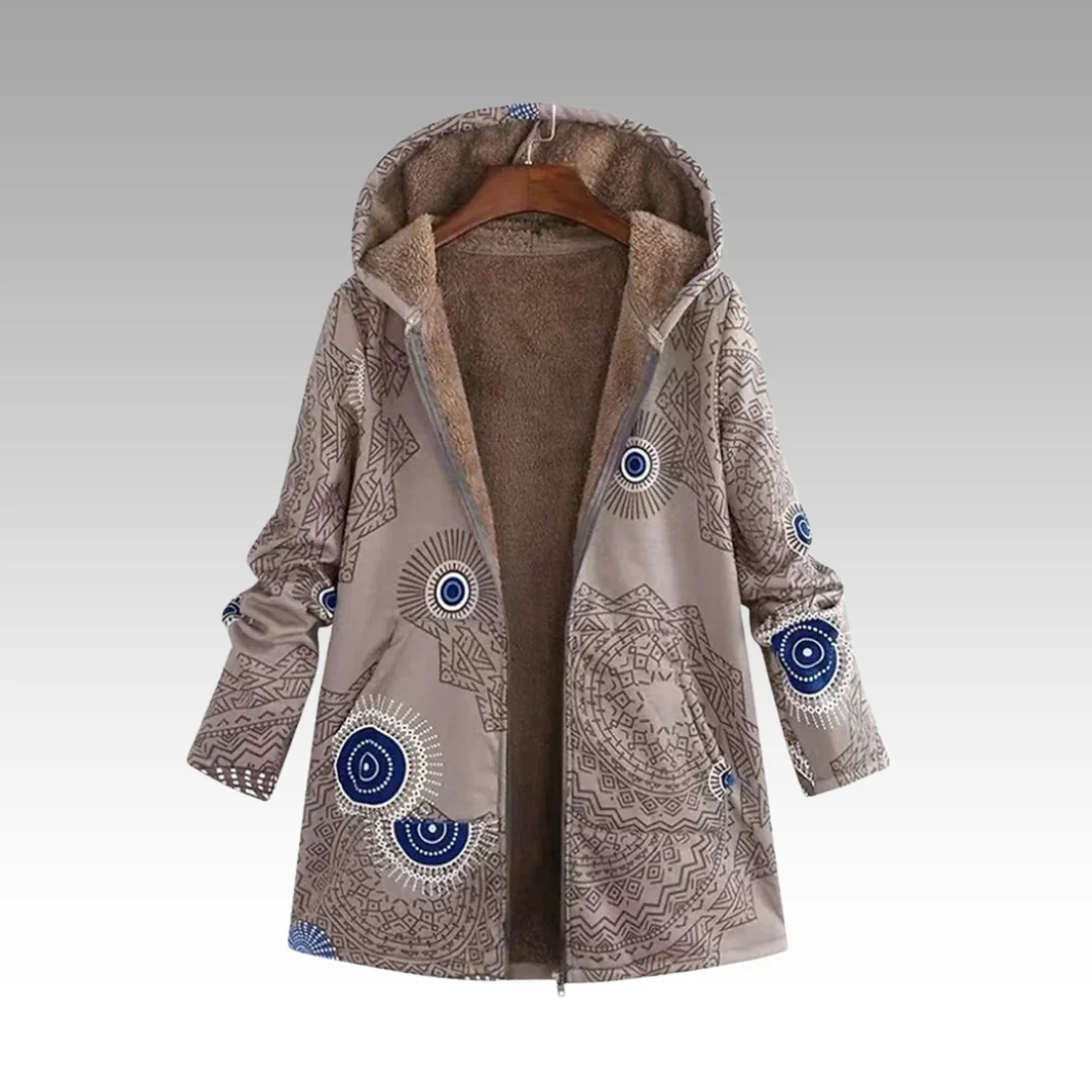 Cozeva™ - Parka con capucha cálida y suave para mujer